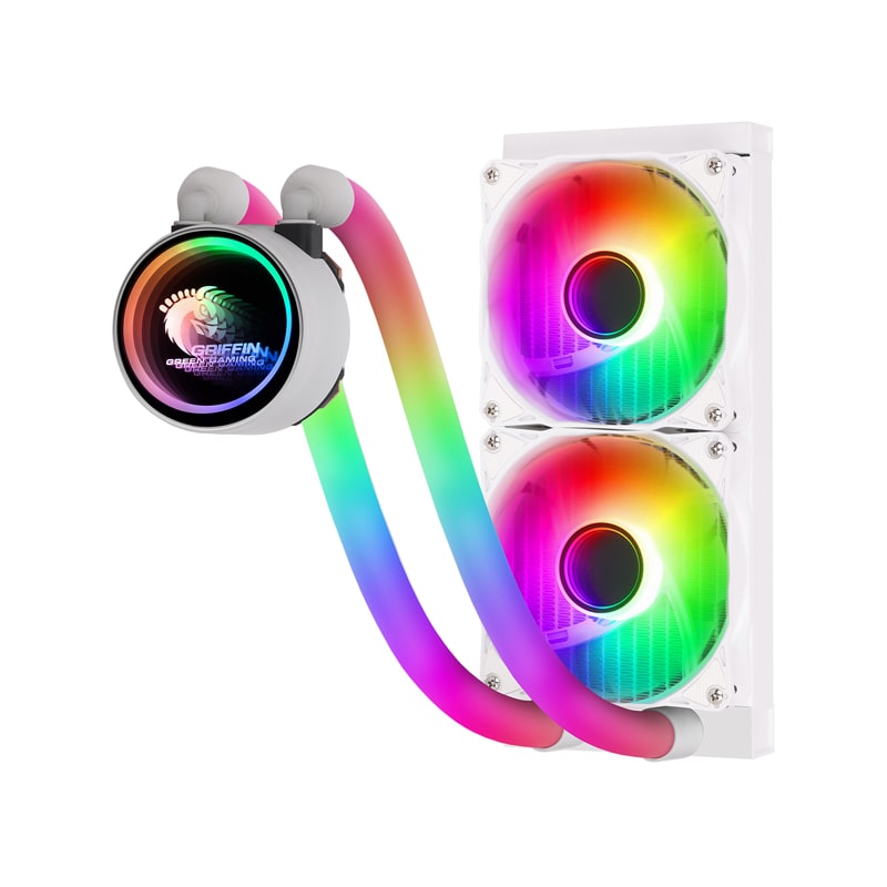 خنک کننده پردازنده گرین مدل GLC240 STREAM-ARGB 4 خنک کننده پردازنده گرین مدل GLC240 STREAM-ARGB