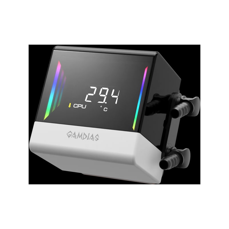 خنک کننده مایع پردازنده گیم دیاس مدل CHIONE E4-420 WH 4 خنک کننده مایع پردازنده گیم دیاس مدل CHIONE E4-420 WH