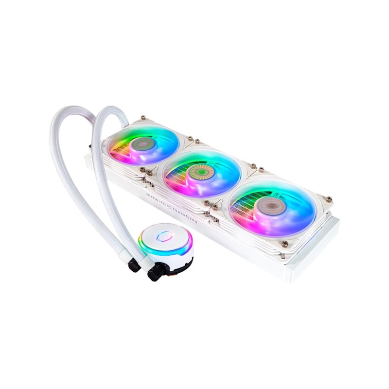 خنک کننده مایع کولر مستر مدل PL360 FLUX White 4 خنک کننده مایع کولر مستر مدل PL360 FLUX White