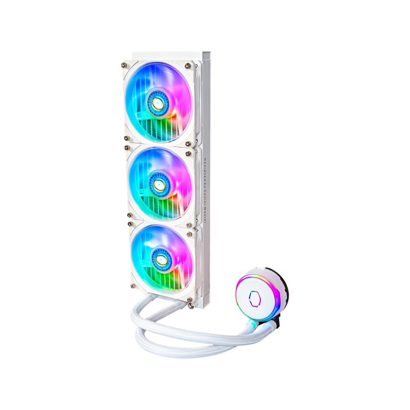 خنک کننده مایع کولر مستر مدل PL360 FLUX White 5 خنک کننده مایع کولر مستر مدل PL360 FLUX White