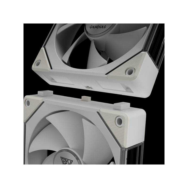 فن کیس گیم دیاس AEOLUS P2-1203 WH 9 فن کیس گیم دیاس AEOLUS P2-1203 WH