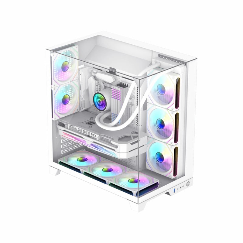 کیس گیمینگ گیم مکس مدل Infinity Plus WH 3 کیس گیمینگ گیم مکس مدل Infinity Plus WH