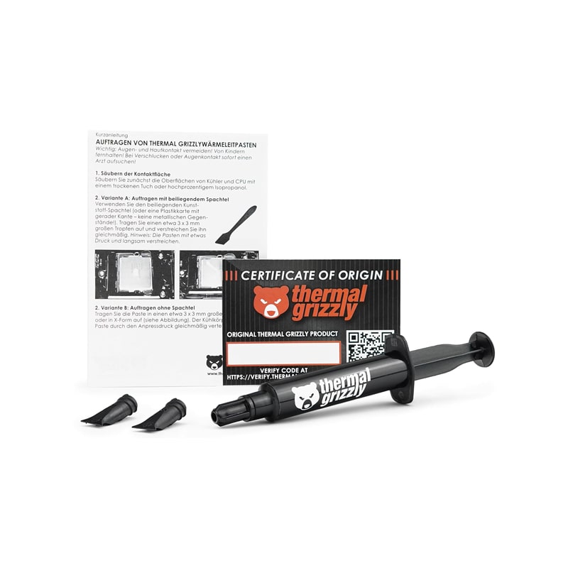 خمیر سیلیکون ترمال گریزلی مدل Kryonaut 11.1g 7 خمیر سیلیکون ترمال گریزلی مدل Kryonaut 11 6