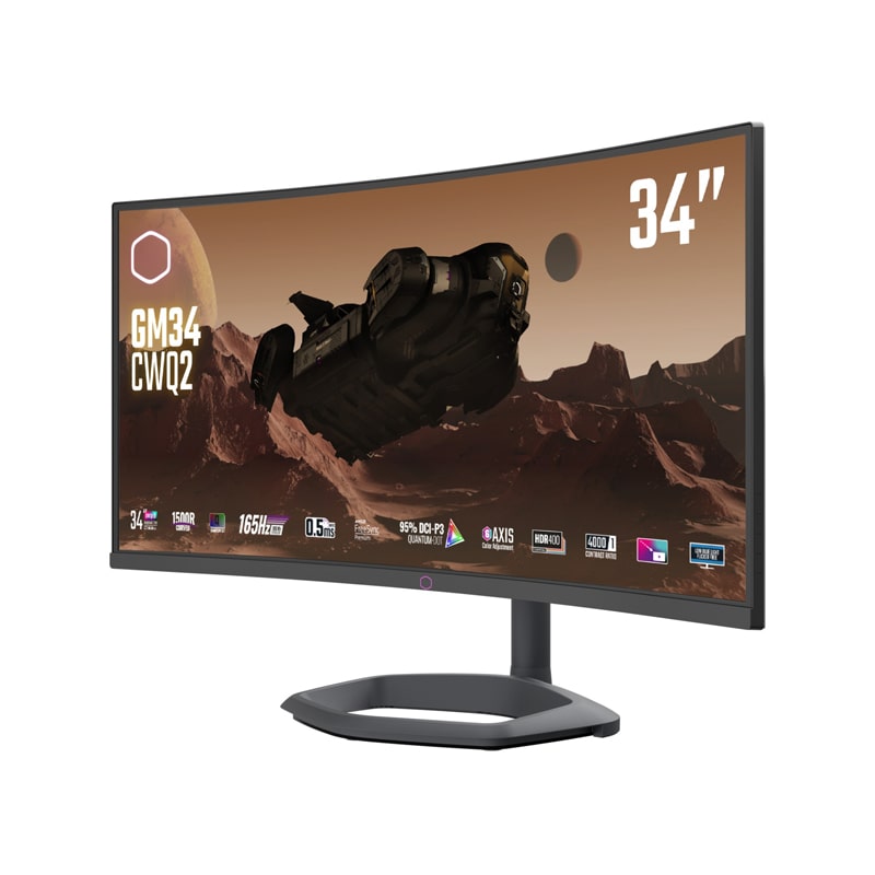 مانیتور کولر مستر مدل CMI-GM34-CWQ2 سایز 34 اینچ 3 مانیتور کولر مستر مدل CMI-GM34-CWQ2 سایز 34 اینچ