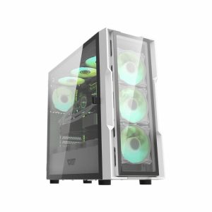 کیس کامپیوتر دارک فلش مدل DK431 Glass E-ATX WH