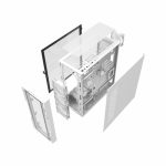 کیس کامپیوتر دارک فلش مدل DK431 Glass E-ATX WH