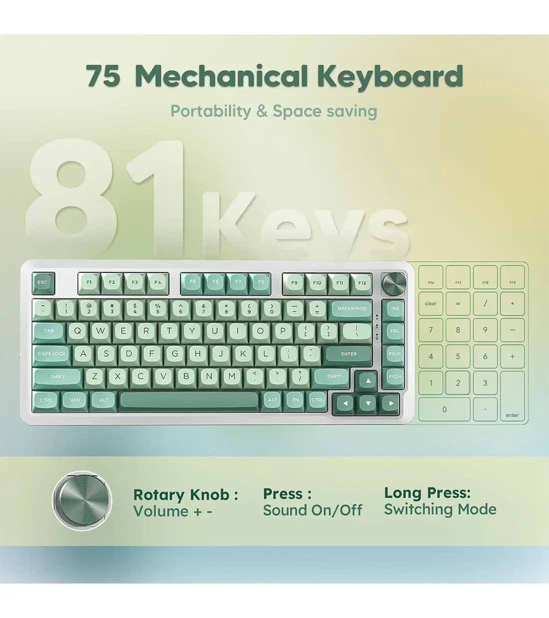 کیبورد گیمینگ ردراگون Cyrus PRO K681 MG