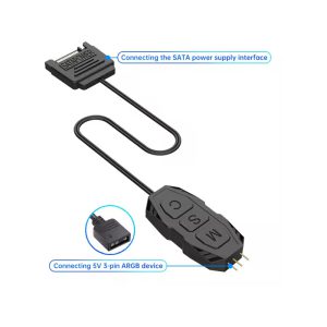 مینی کنترل فن کیس ARGB مدل SNOWMAN Mini Controller