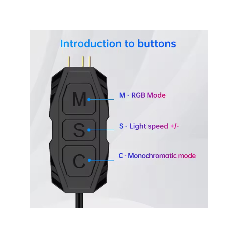 مینی کنترل فن کیس ARGB مدل SNOWMAN Mini Controller