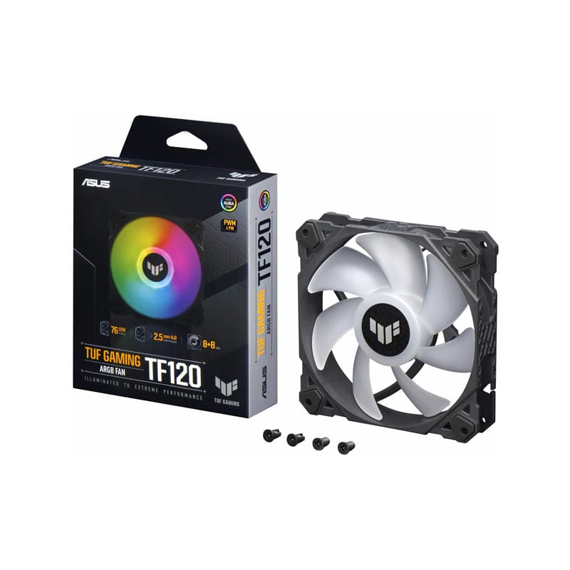 فن کیس ایسوس مدل TUF Gaming TF120 ARGB Fan 1X 12 فن کیس ایسوس مدل TUF Gaming TF120 ARGB Fan 1X