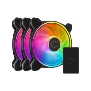 فن کیس کولر مستر مدل MASTERFAN MF120 Halo² بسته سه عددی
