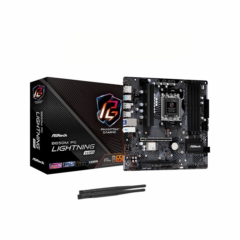 مادربرد ازراک مدل B650M PG Lightning WiFi DDR5 1 مادربرد ازراک مدل B650M PG Lightning WiFi DDR5