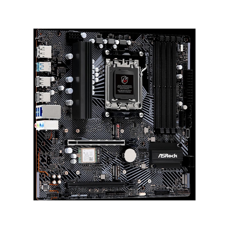 مادربرد ازراک مدل B650M PG Lightning WiFi DDR5 5 مادربرد ازراک مدل B650M PG Lightning WiFi DDR5