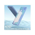 کیبورد بی سیمباسیم مکانیکال گیمینگ ردراگون K707 WBB PRO RGB