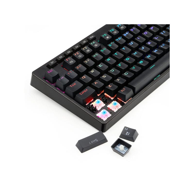 کیبورد گیمینگ ردراگون مدل MANYU K579 RGB سوییچ آبی 6 کیبورد گیمینگ ردراگون مدل MANYU K579 RGB