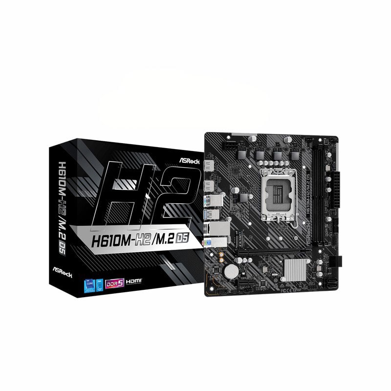 مادربرد ازراک مدل H610M-H2 M.2 DDR5 1 مادربرد ازراک مدل H610M-H2 M.2 DDR5
