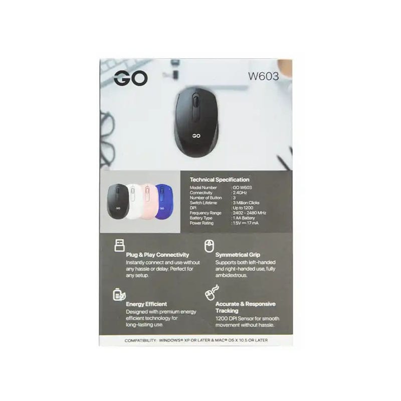 موس بی سیم فنتک مدل W603 5 موس بی سیم فنتک مدل W603