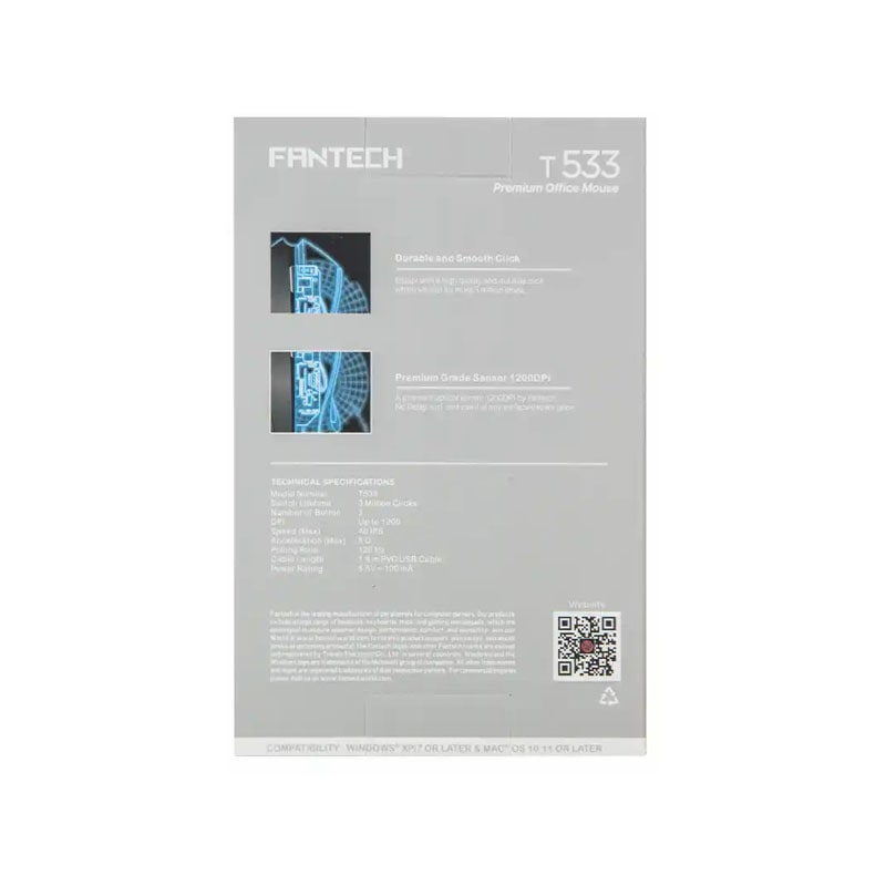 موس فنتک مدل T533 5 موس فنتک مدل T533