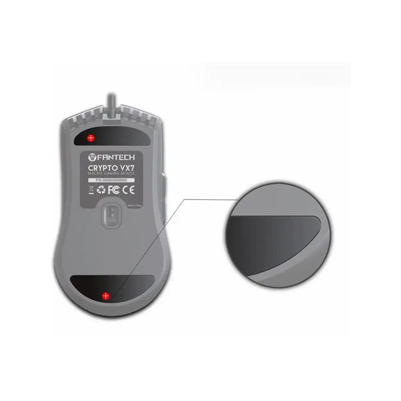 موس گیمینگ فنتک مدل CRYPTO VX7 3 موس گیمینگ فنتک مدل CRYPTO VX7