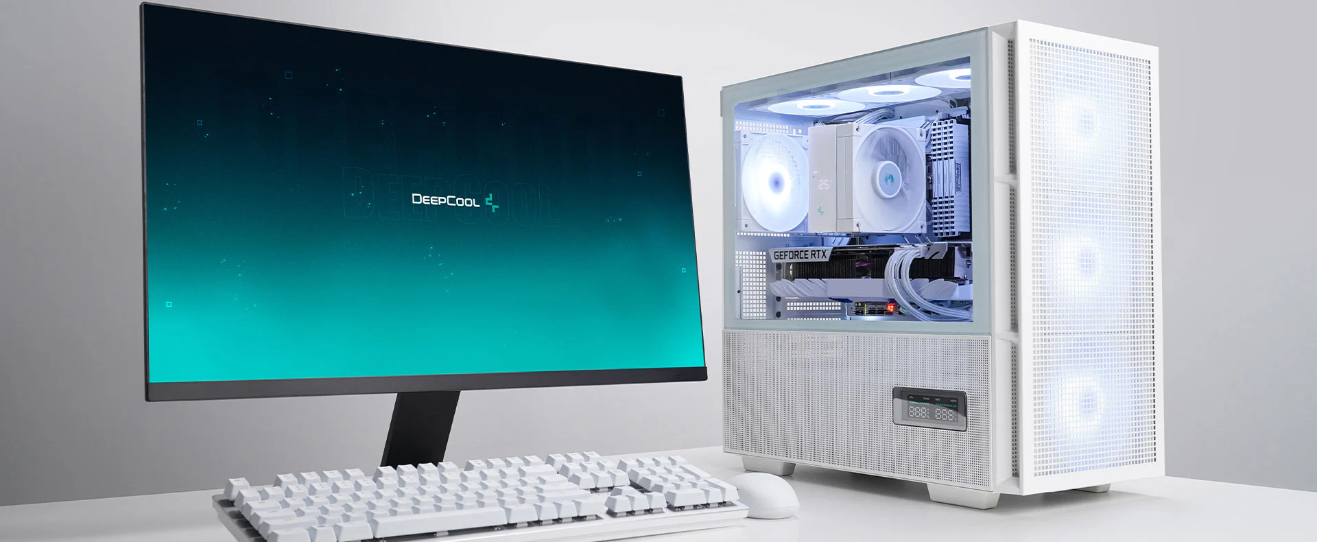 خنک‌کننده پردازنده DeepCool AK400 DIGITAL WH