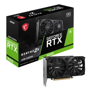کارت گرافیک ام اس آی GeForce RTX3050 VENTUS 2X E 6G OC