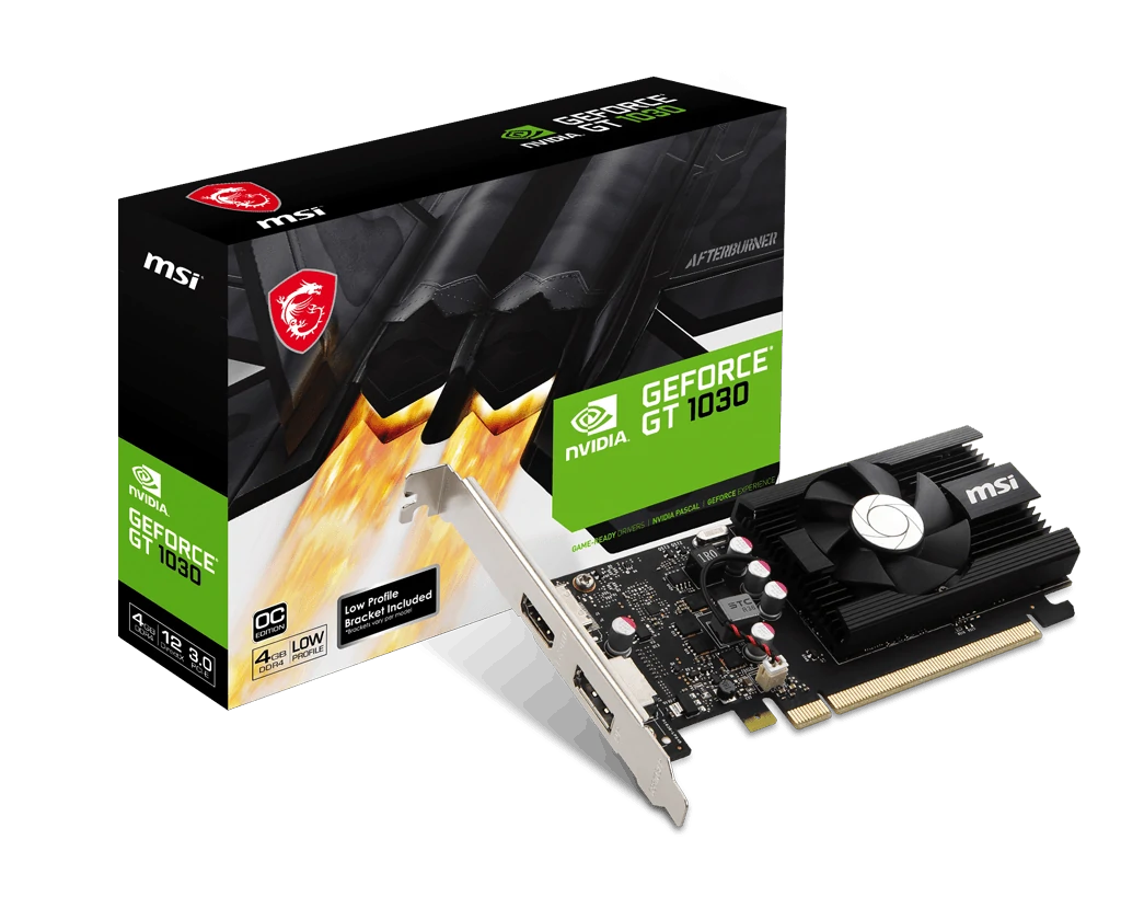 کارت گرافیک MSI GT 1030 4GD4 LP OC