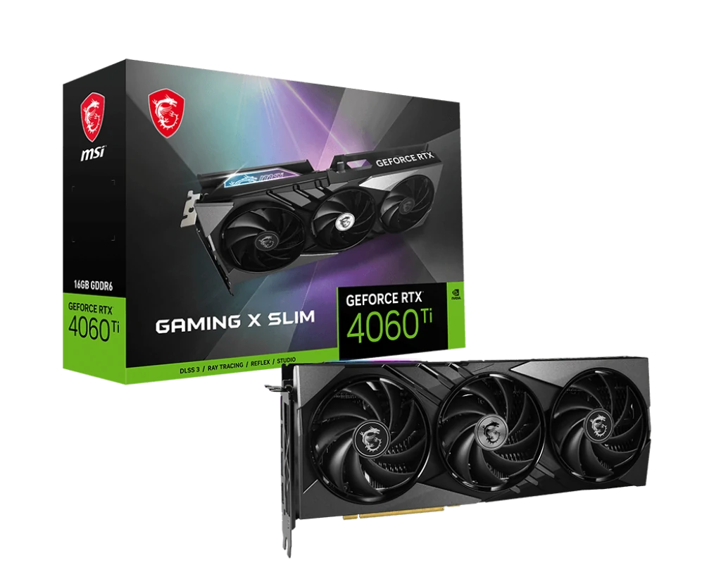 کارت گرافیک MSI GeForce RTX 4060 Ti GAMING X SLIM 16G