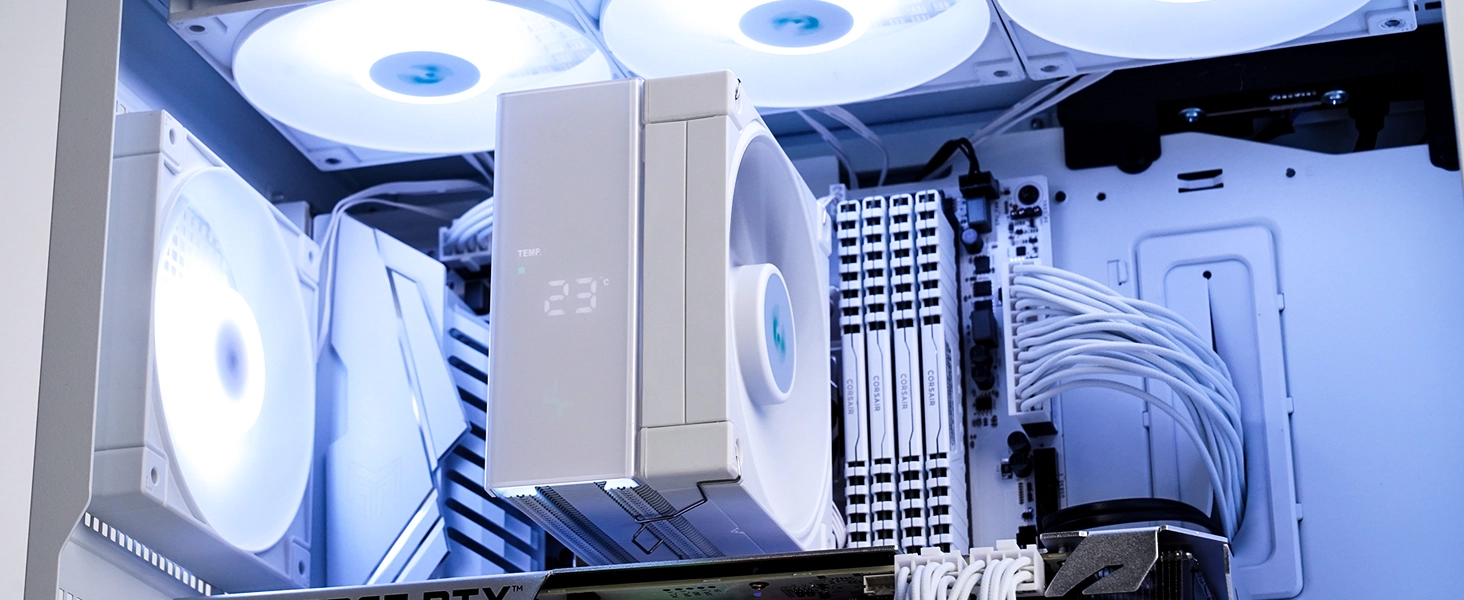 خنک‌کننده پردازنده DeepCool AK400 DIGITAL WH