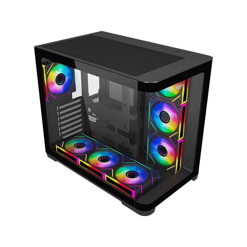 کیس گیمینگ اوست AWEST GT-AQ18-MB 3 کیس گیمینگ اوست AWEST GT-AQ18-MB