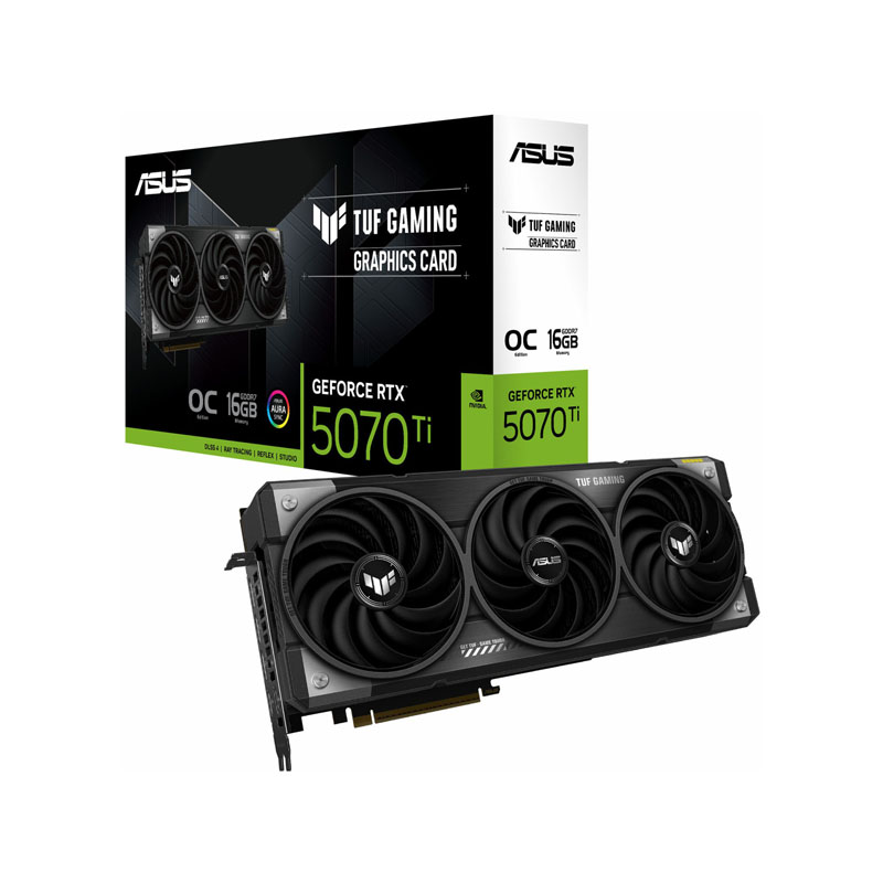 کارت گرافیک ایسوس ASUS TUF Gaming RTX 5070 Ti OC Edition