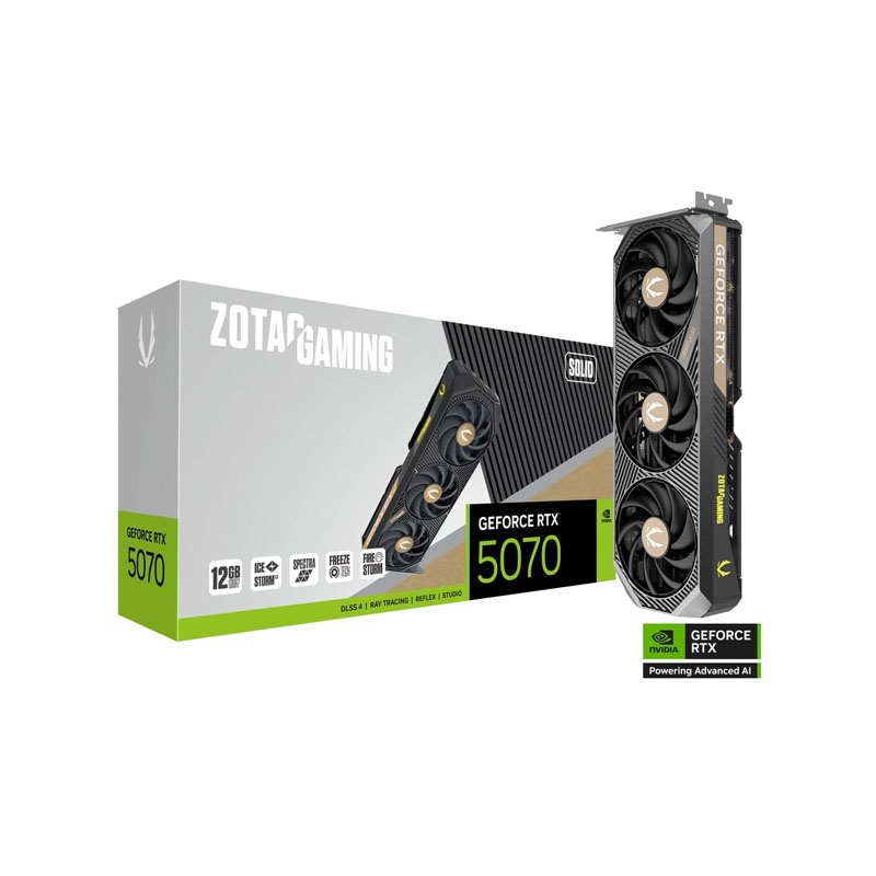 کارت گرافیک ZOTAC GAMING GeForce RTX 5070 SOLID