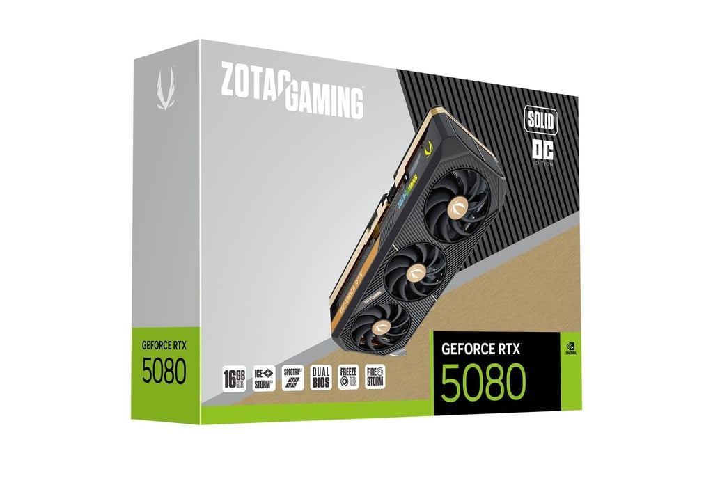 کارت گرافیک زوتاک ZOTAC RTX 5080 SOLID OC 16GB 6 کارت گرافیک زوتاک ZOTAC RTX 5080 SOLID OC