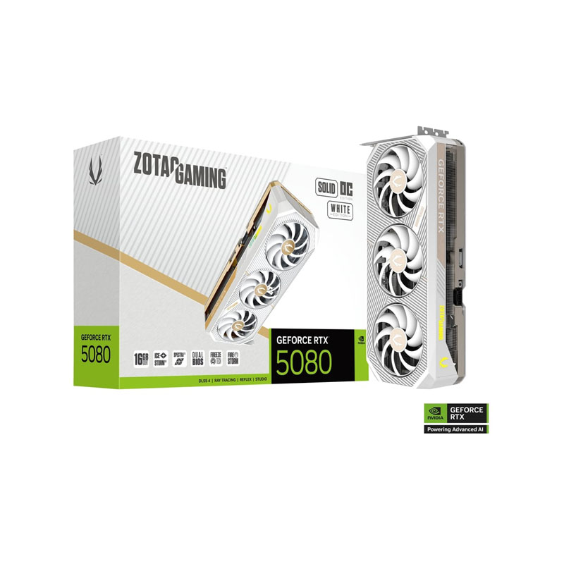 ZOTAC RTX 5080 SOLID OC White