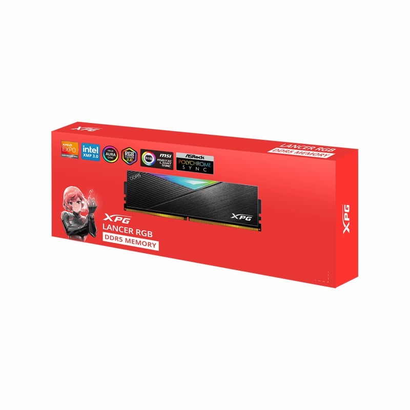 رم ای دیتا مدل LANCER RGB 32GB (2x16GB) 5200MHz DDR5 CL38 7 رم ای دیتا مدل LANCER RGB 32GB (2x16GB) 5200MHz DDR5