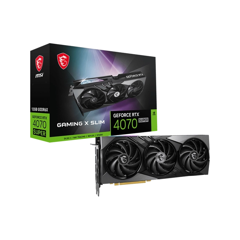 کارت گرافیک MSI RTX4070 SUPER GAMING X SLIM 12G