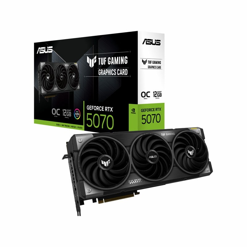 کارت گرافیک ایسوس مدل TUF Gaming GeForce RTX5070 12GB OC Edition GDDR7