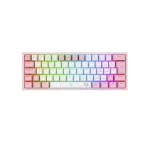 کیبورد گیمینگ Redragon K617 FIZZ White-Pink