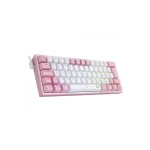 کیبورد گیمینگ Redragon K617 FIZZ White-Pink