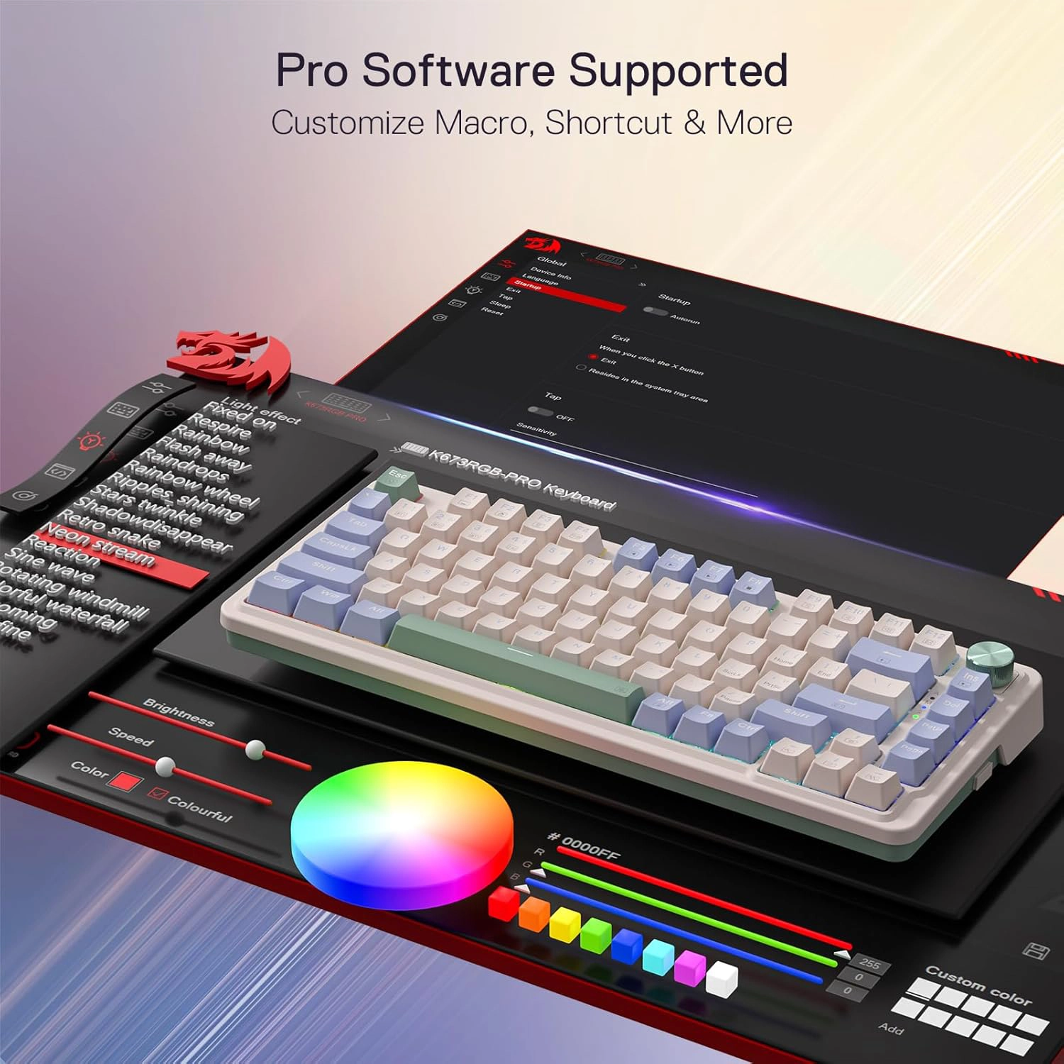 کیبورد گیمینگ Redragon K673 CPG PRO