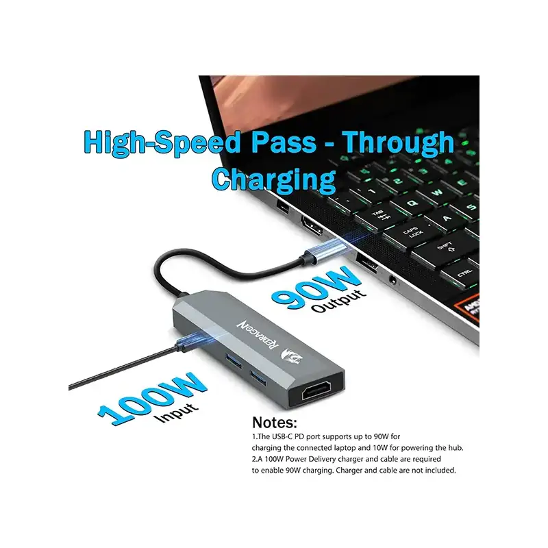 هاب 4 پورت USB ردراگون UCA-4 6 هاب 4 پورت USB ردراگون UCA-4