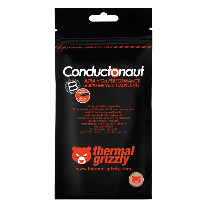 خمیر سیلیکون ترمال گریزلی Conductonaut Liquid Metal 5.0g 7 Conductonaut 5.0g