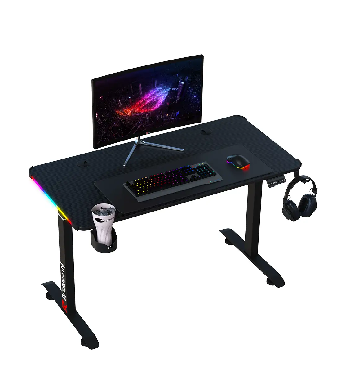 میز گیمینگ موتور دار ردراگون GD-3330-M 140cm RGB 9 میز گیمینگ موتور دار ردراگون GD-3330-S 120cm RGB