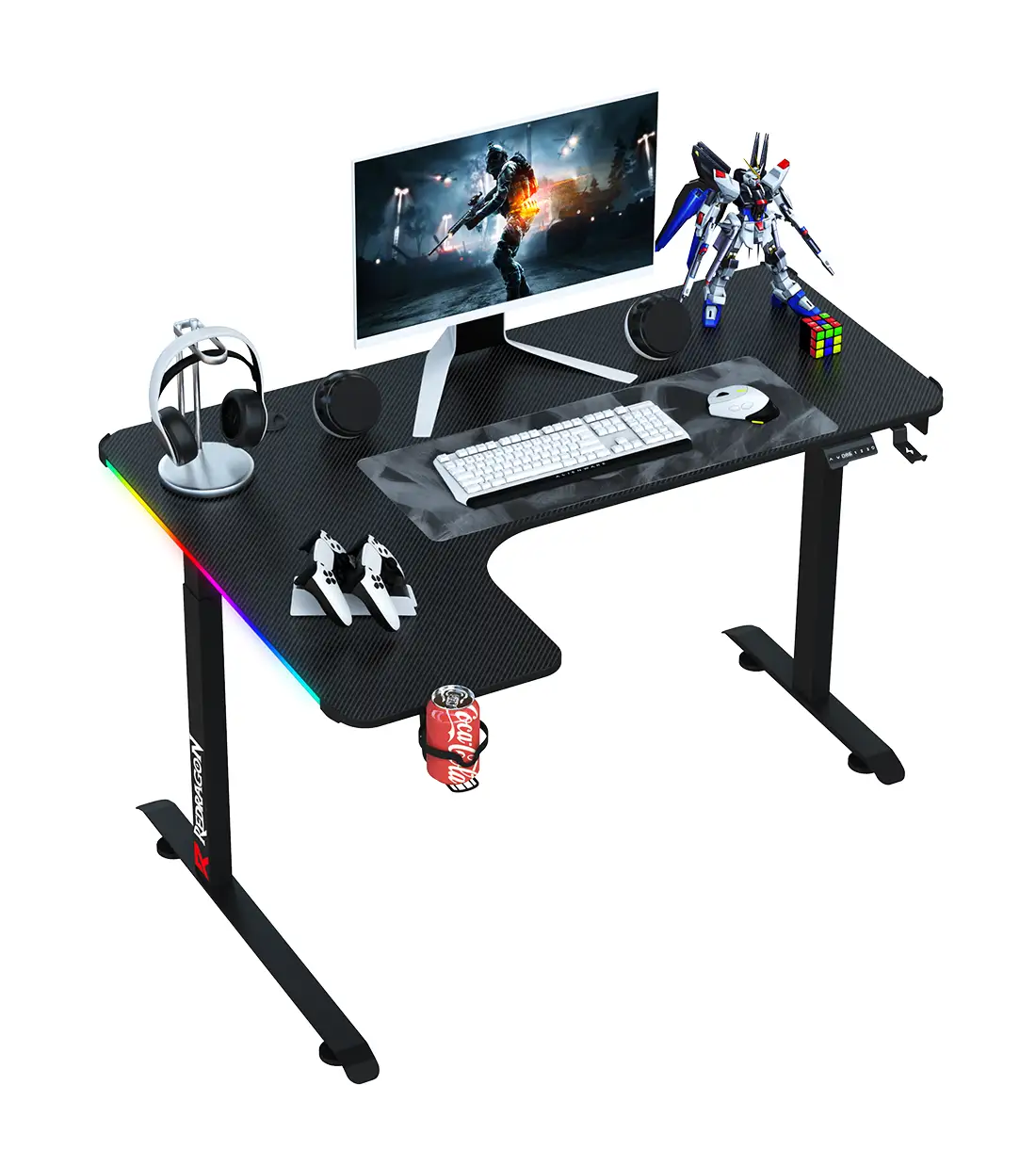 میز گیمینگ موتور دار ردراگون GD-3400-M 140cm RGB 3 GD-3400-M