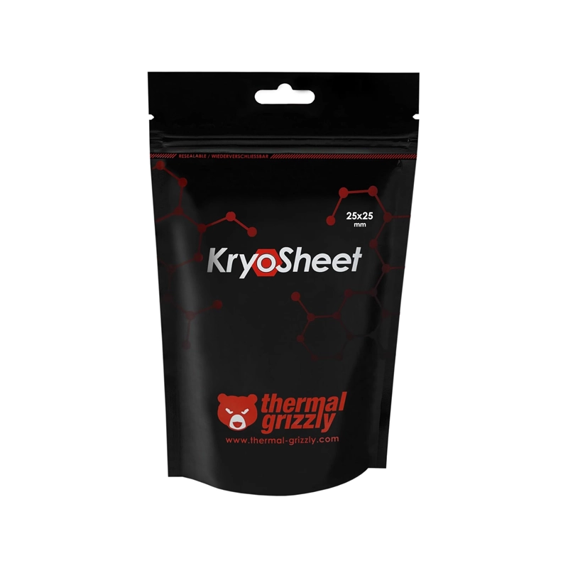 پد حرارتی ترمال گریزلی KryoSheet 25 x 25 mm 5 KryoSheet 25 x 25 mm