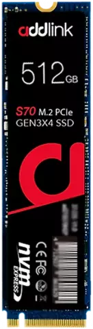 اس اس دی ادلینک Addlink S70 Lite 512GB NVMe M.2 2 Addlink S70 Lite 512GB