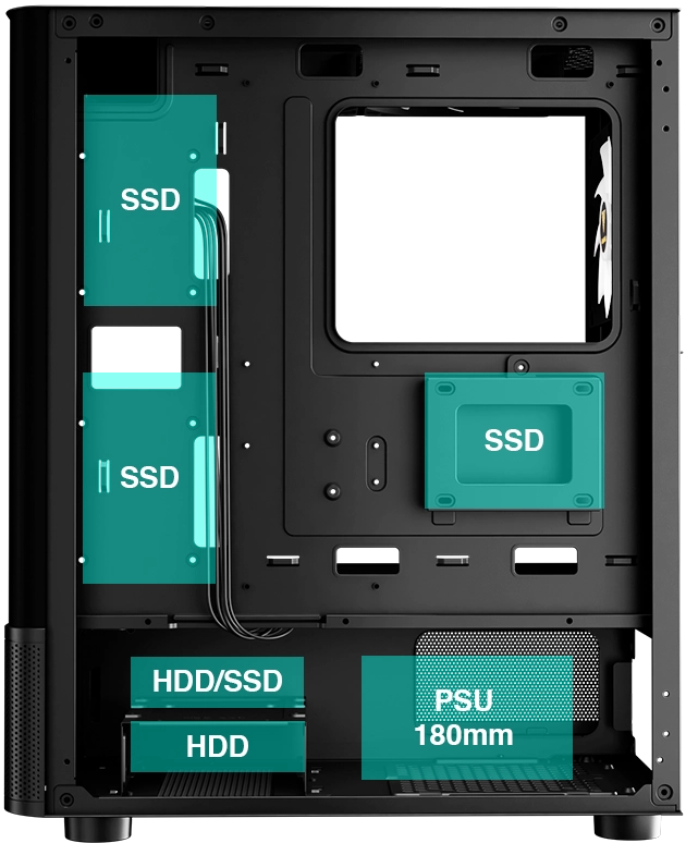 کیس گیم دیاس ATLAS E2 CG 19 ATLAS E2 CG