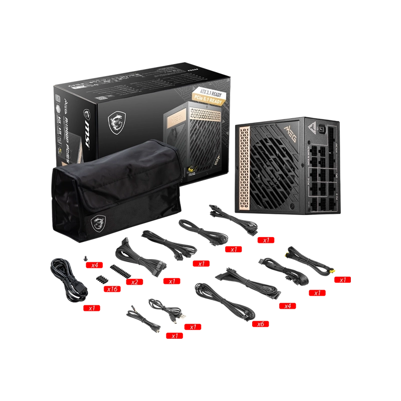 پاور ام اس آی MEG Ai1300P PCIE5 4 MEG Ai1300P PCIE5