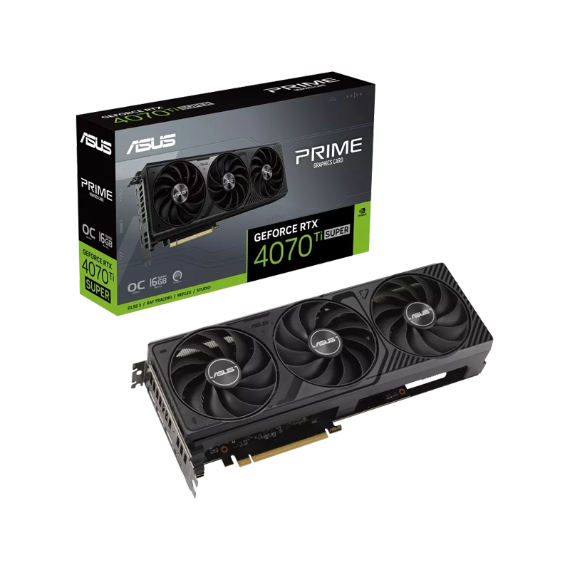 کارت گرافیک ASUS Prime RTX 4070 Ti SUPER OC 16GB 1 RTX 4070 Ti SUPER OC