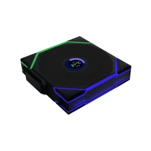 فن کیس لیان لی UNI FAN TL120 LCD Reverse Blade Wireless پک 3 عددی