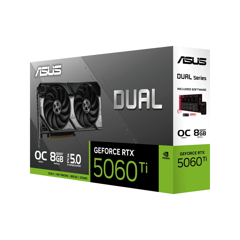 کارت گرافیک ایسوس ASUS DUAL RTX5060TI O8G 2 کارت گرافیک ایسوس ASUS DUAL RTX5060TI O8G